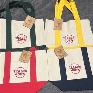 Mini Trader Joe’s tote complete set